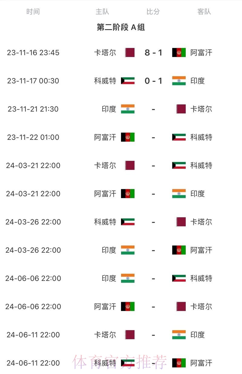 2026世界杯每日赛程最新实时赛程免费观看