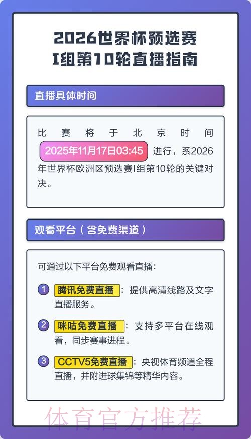 2026世界杯直播完整版观看指南官网入口